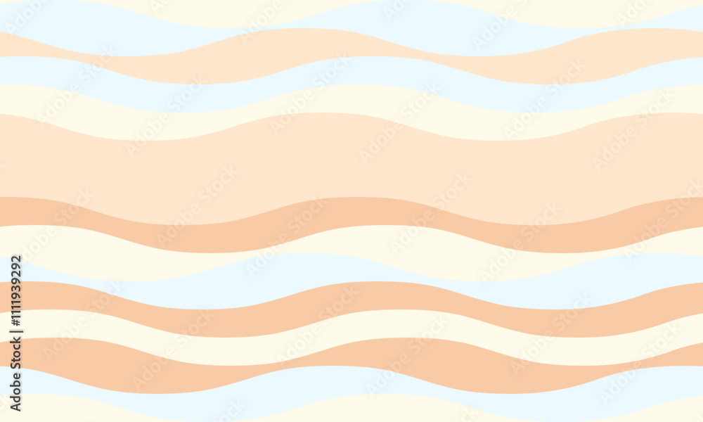 Poster abstract background with wavy stripes in vibrant colors, creating a rippled, liquid effect. smooth c
