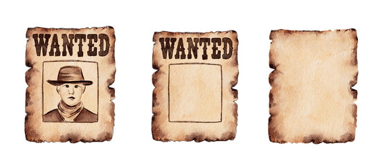 This is an Old Western Wanted Poster Template that is perfect for various design projects
