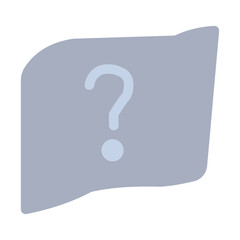 Flat-style FAQ icons featuring question marks, information symbols, chat bubbles, and help signs. Clean and modern design for customer support, guidance, or knowledge base interfaces.