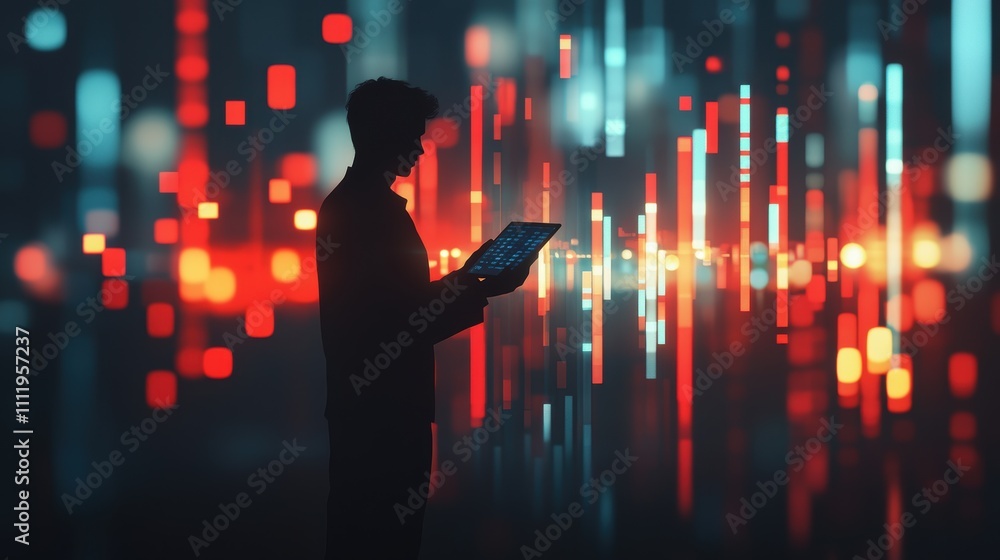 Poster data visualization event digital space technology analysis abstract background dynamic viewpoint inn