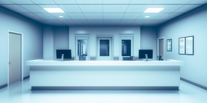 Innovative nursing station layout for a clean and efficient healthcare environment