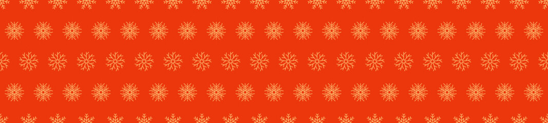 Winter seamless pattern with snowflakes