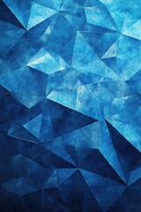 blue triangle background