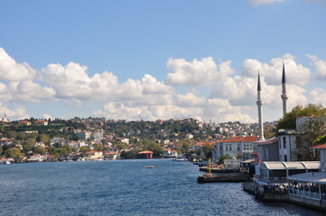 Obraz premium Beautiful Istanbul Bosphorus view. Istanbul cityscape.