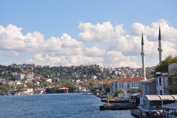 Fototapeta premium Beautiful Istanbul Bosphorus view. Istanbul cityscape.