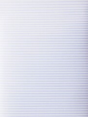 Notebook with lined paper