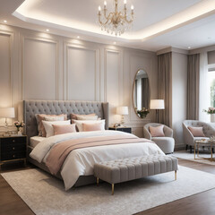luxury hotel bedroom