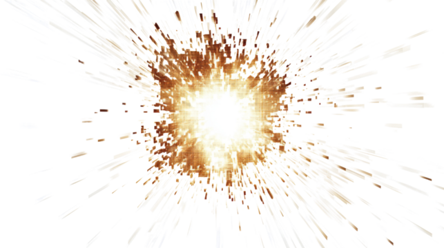 Abstract pixel background transparent background