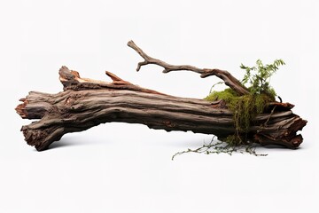 Fototapeta premium Dry branches, twigs isolated on white background 