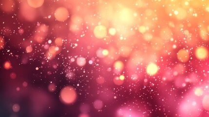 Abstract Background with Blurred Lights and Sparkling Dust
