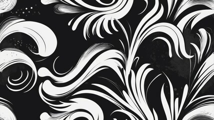 Fototapeta premium Vector Design: Hand-Drawn Fur Lines and Textures 
