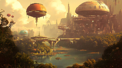 Retro Art with Vintage Aesthetic Design