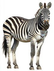 Naklejka premium Two zebras standing together