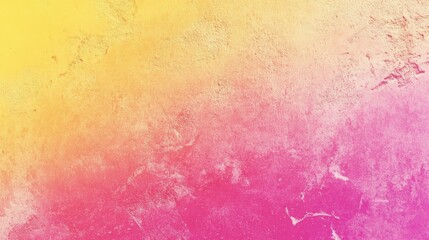 Fototapeta premium A vibrant gradient background seamlessly blending from yellow to pink.