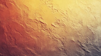 Naklejka premium Abstract textured background with warm gradient tones blending from orange to gold.