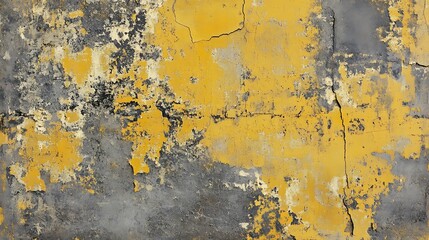 A gritty, dark yellow texture with faded paint and cracks that gives off an old-fashioned vibe.