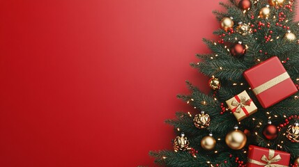 Christmas Background  Blank greeting card with  copy space for your Xmas Advent greeting card or advertisement,100
