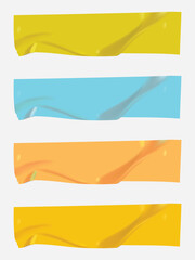 Obraz premium Color Duct tape on gray background for decoration