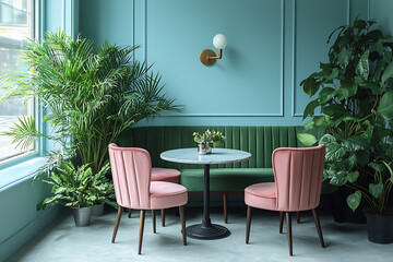 Serene Pastel Dining Haven