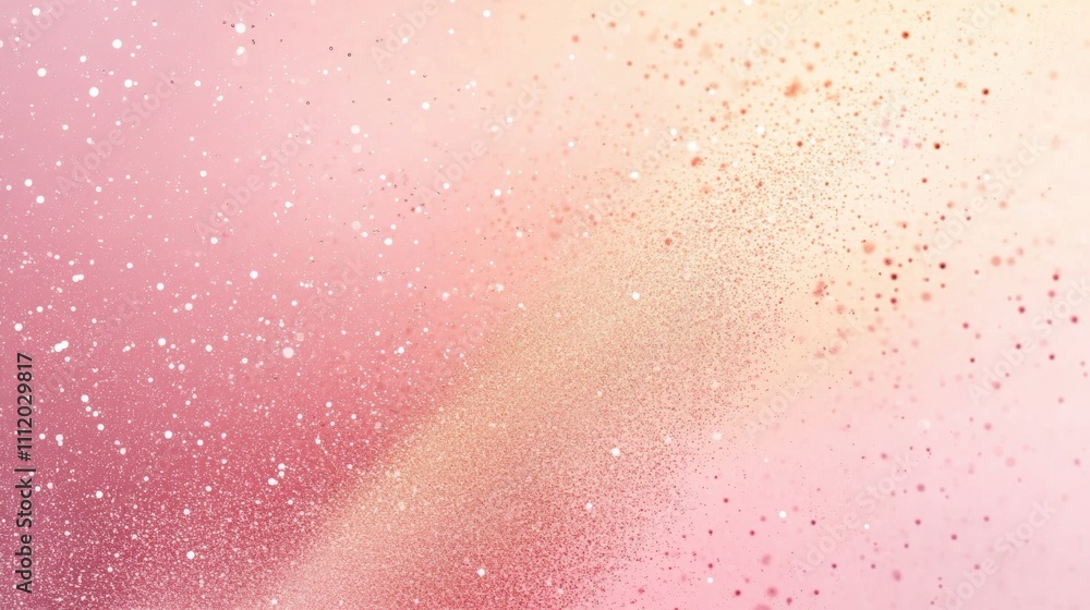Poster soft pastel gradient with sparkling dots creating a magical and dreamy effect.