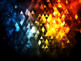 Obraz premium Abstract Geometric Background-Triangles