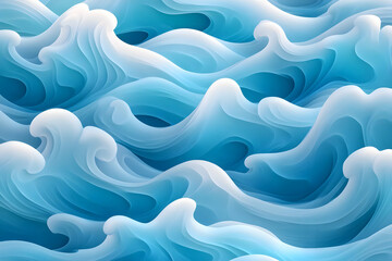 Obraz premium Abstract 3D Wave Background