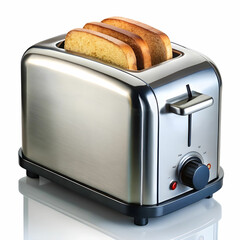toaster on white background