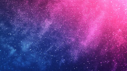 Fototapeta premium A vibrant cosmic background featuring shimmering stars in hues of pink, purple, and blue.