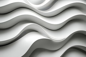 Fototapeta premium Abstract 3D Wave Background