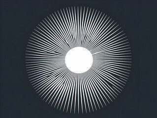 Abstract Sunburst Illustration