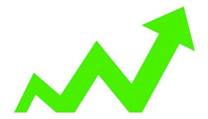 green arrow up