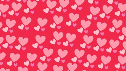 Valentine's Day pattern background illustration