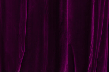 Purple curtain in theatre background