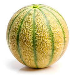 melon on white background