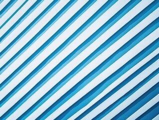 Obraz premium Blue and White Striped Wall