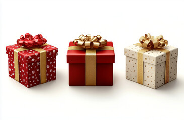 Obraz premium gift box isolated on white