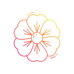 Geranium vector icon