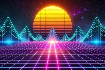 technological background features a sleek, futuristic design with abstract tech elements, including circuits, grids, and glowing patterns