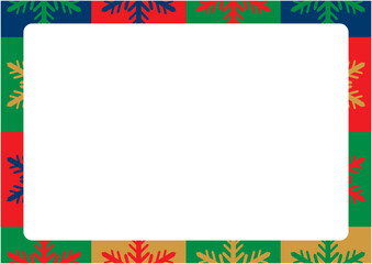 クリスマスをイメージしたシンプルな背景イラスト