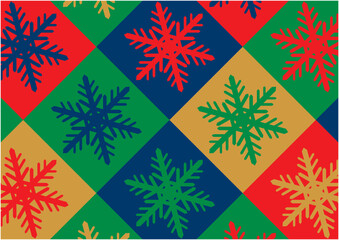 クリスマスをイメージしたシンプルな背景イラスト