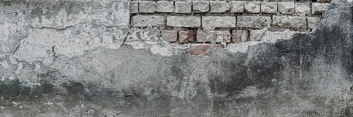 Stone panoramic wall texture