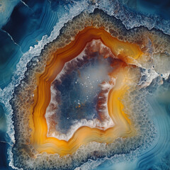 Fototapeta premium aesthetic image of a mineral stone. AI generated 