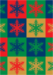 クリスマスをイメージしたシンプルな背景イラスト