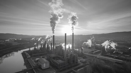 Industrial Factory Emission