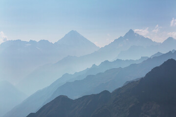 Mountains silhouette