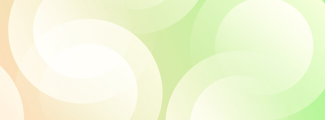 minimalist banner background,green and orange gradations,circle shape background,trendy.vector.eps 10 