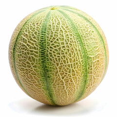 melon on white background