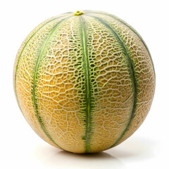 melon on white background