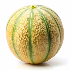 melon on white background