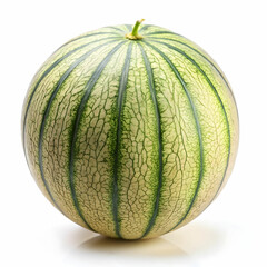 melon on white background